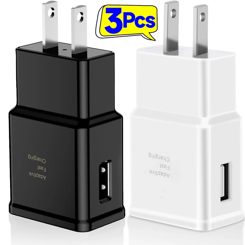 5V 2A Adaptive Fast Charging USB Wall Charger Adapter For Samsung Galaxy S21 S20 S10 S6 S7 S8 S9 / Edge/Plus/Active Note 10 9 8