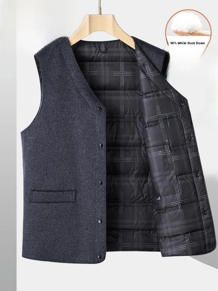 

Мужской пуховый жилет Pierre Cardin: новая зимняя коллекция, утепленный шерстяной жилет, модная городская верхняя одежда для мужчин