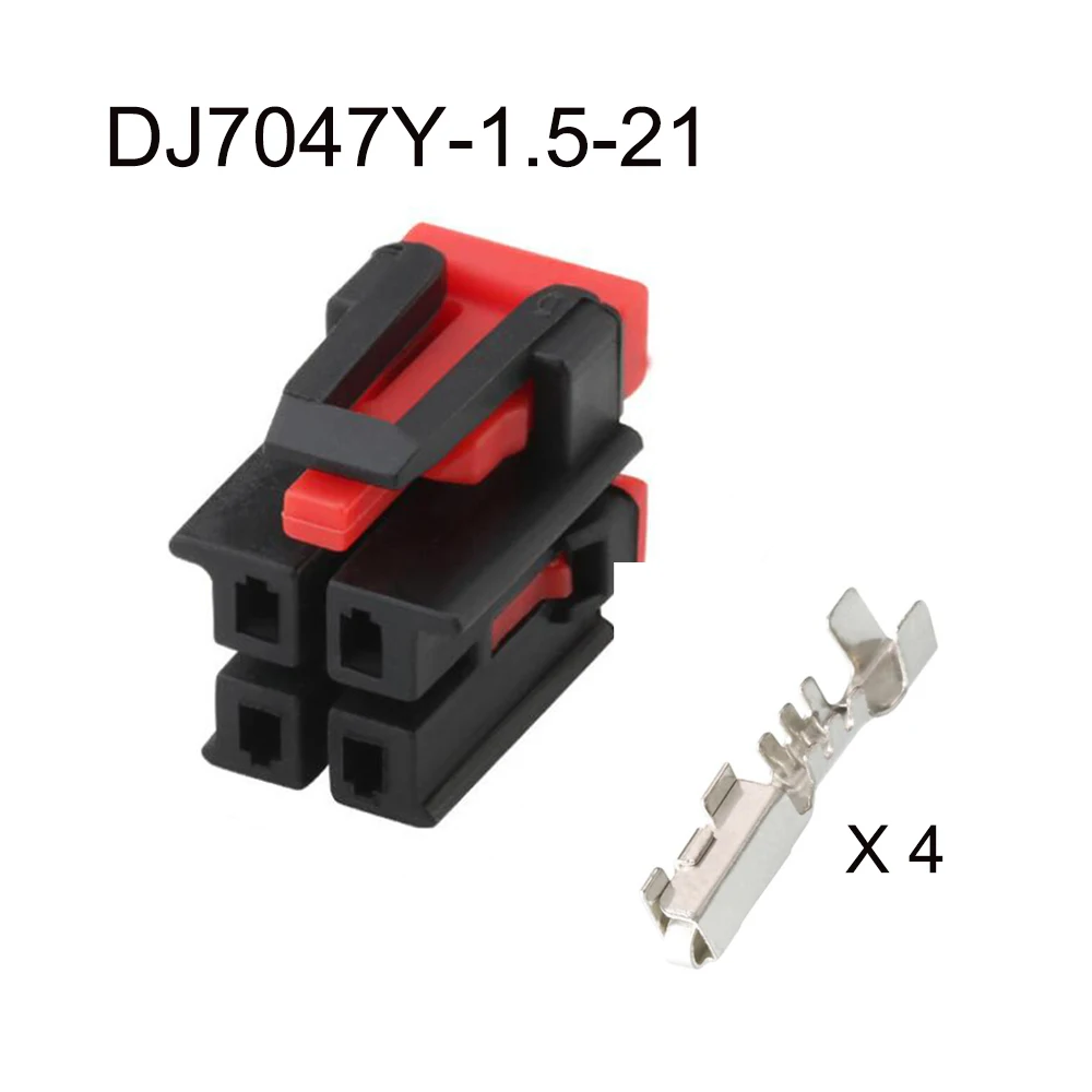 Imagem -06 - Conector de Cabo Impermeável Automático Plugue Automotivo Soquete Masculino Família Terminal Seal Pin Dj7048y1.521 100set