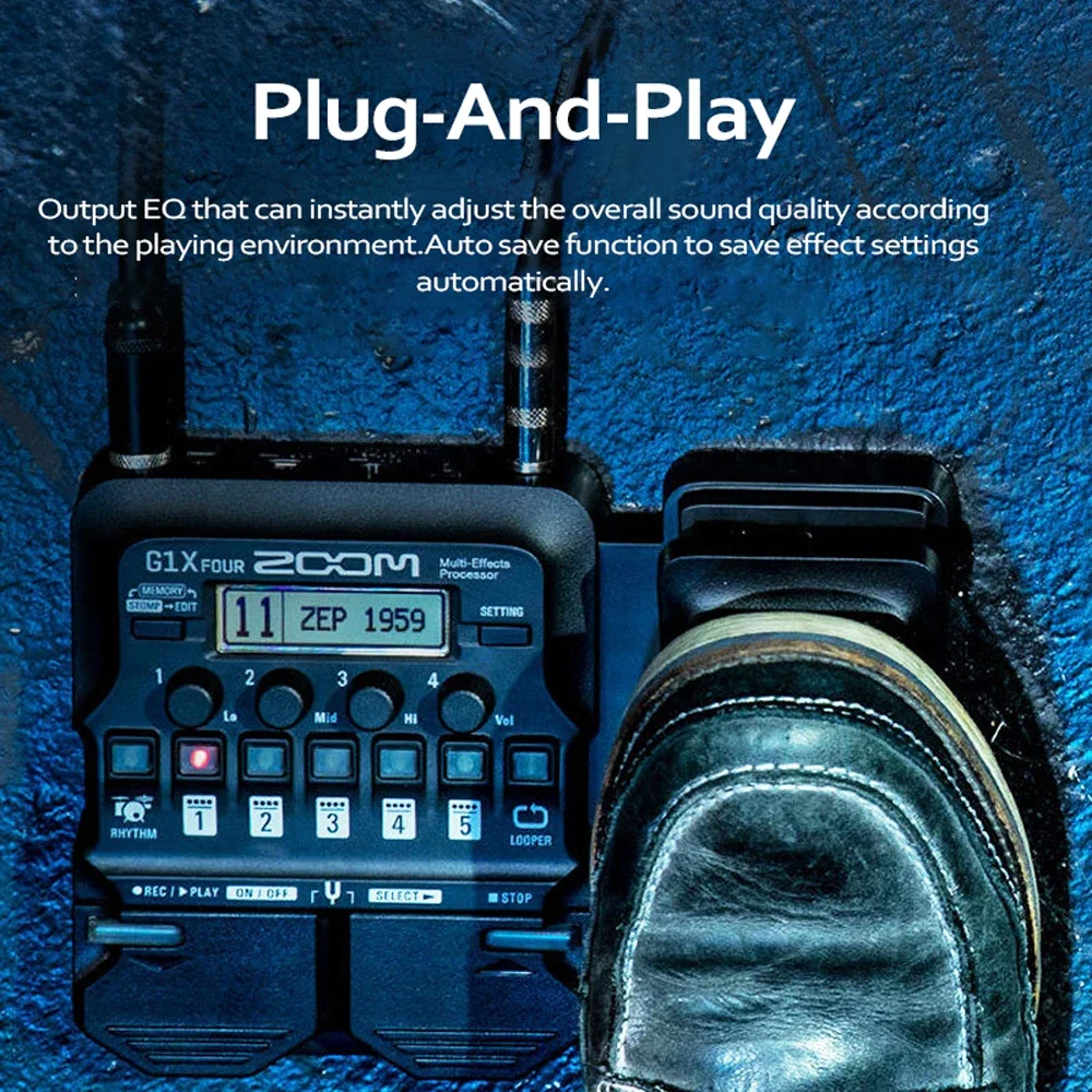 Audio Music Effect - G1X Four/B1X Four E-Gitarren-Effektprozessoren, Heimaudio-Musikinstrument-Zubehör für