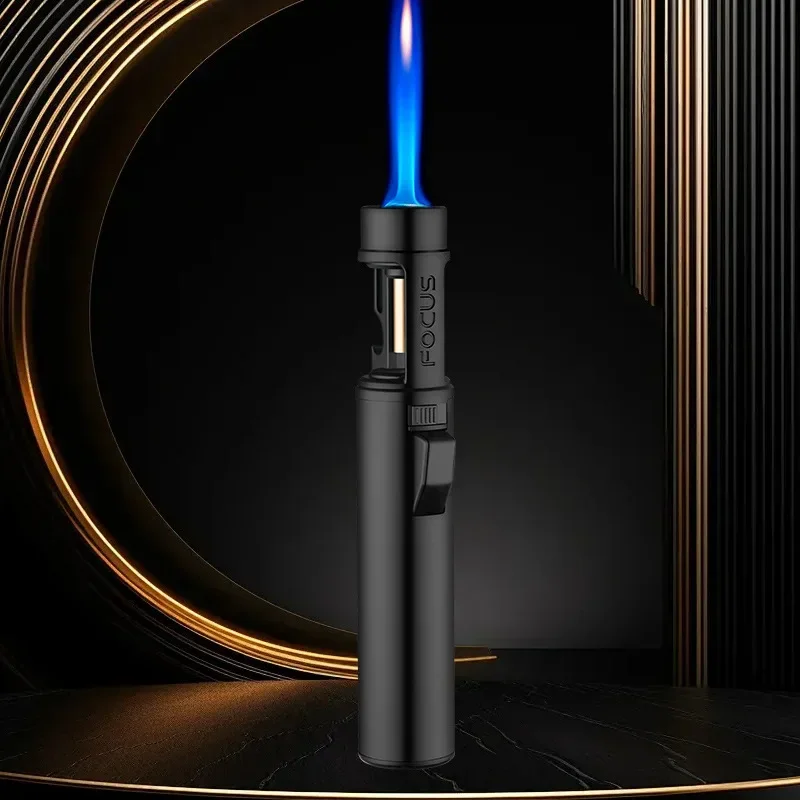 1300 ° Flame with Bottle Opener Multi functional Lighter, Direct Spray Blue Flame Lighter, Outdoor Barbecue Metal Welding