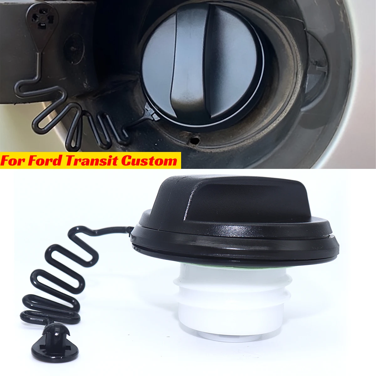 

Fuel Tank Filler Cap Assy for Ford Transit MK4 Petrol Diesel Models Plug Cover Engine Light Gas Evap Leakage Car Replace Part