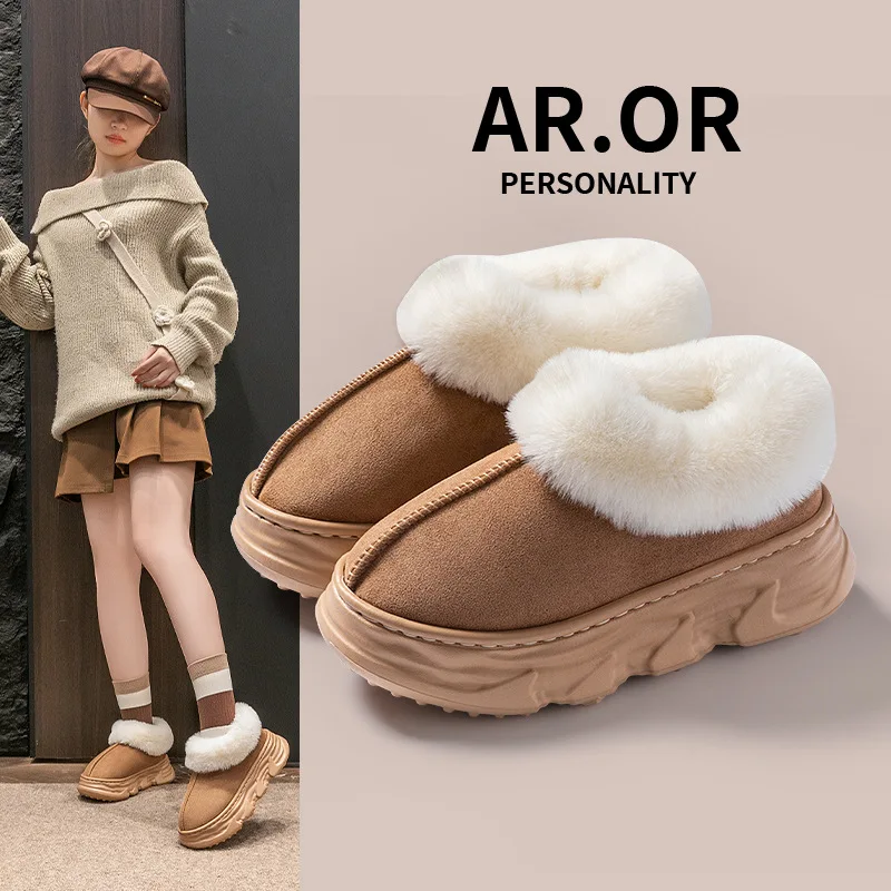 

Imple Women Cotton Shoes Plush Warm Womens Snow Boots Lightweight Comfortable Women Casual Shoes in Winter Botines Para Mujeres
