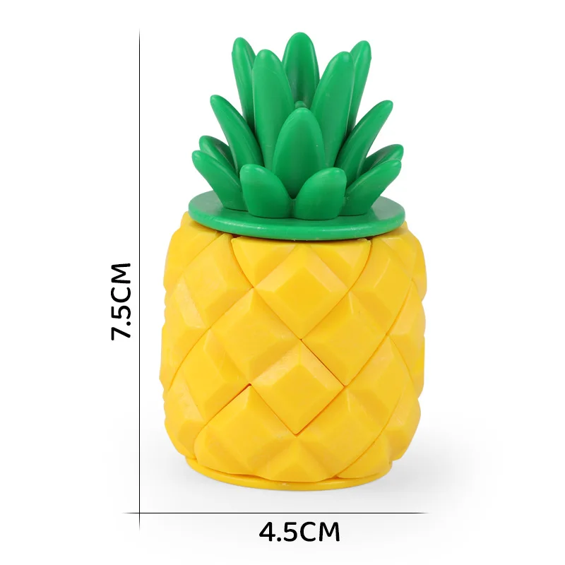 الأناناس ثلاثية الأبعاد مجسمة لتقوم بها بنفسك الجمعية ألعاب تعليمية الإبداعية ديسيفيرغ لعبة الأطفال الدماغية الإجهاد الإغاثة اللعب