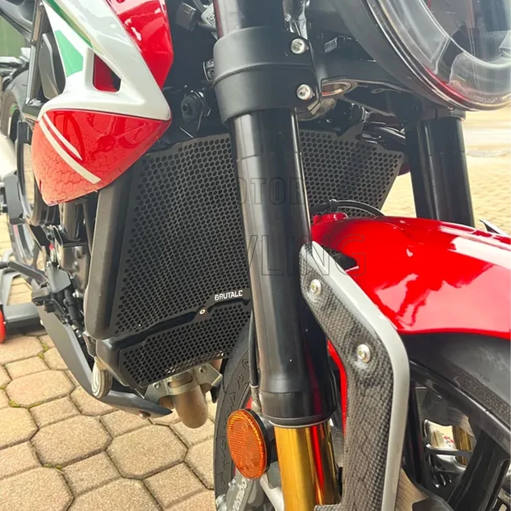 For MV Agusta Brutale 800 RR /RC 2016-2025 Turismo Veloce 800 Dragster RR SCS/RC SCS/Rosso Radiator Grill Cover Guard Protection