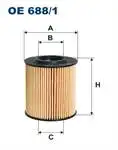 Store code: o688/1 for oil filter POLO V 09 FABIA IBIZA 1,2TDI 11