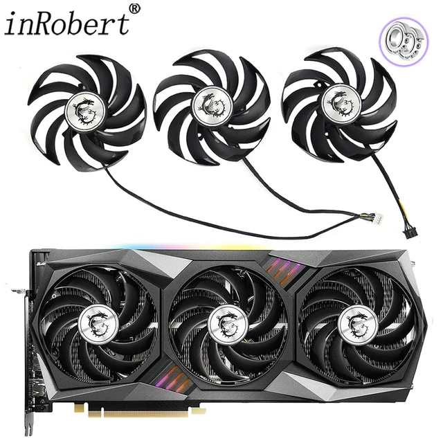 New 90MM GPU Video Card Cooler Fan Replacement for MSI GeForce RTX 3060  3070 3080 3090 3060Ti 3070TI GAMING X TRIO Graphics Card - AliExpress