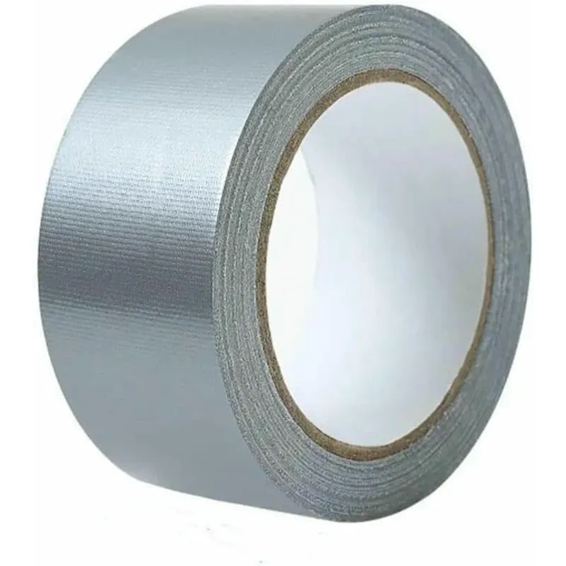 Wear-Resistant for Repair & Bundle Tasks, 10m Thick Industrial Tape (Silver-Gray) - Single-Sided, Waterproof/Windproof