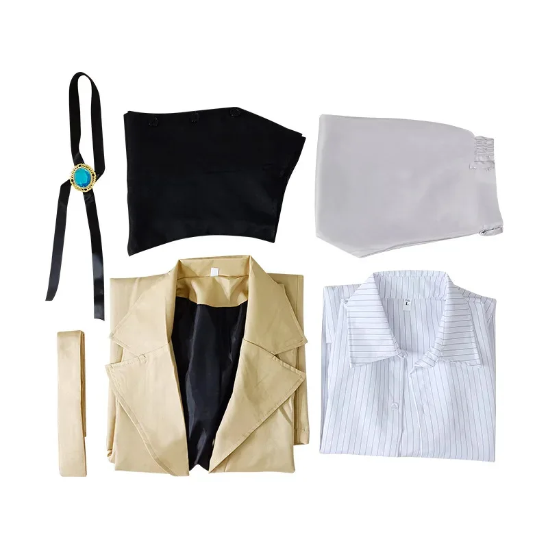 ss23 أنيمي بونغو الضالة الكلاب دازاي أوسامو تأثيري سترة طويلة معطف هالوين عيد الميلاد زي الباروكات