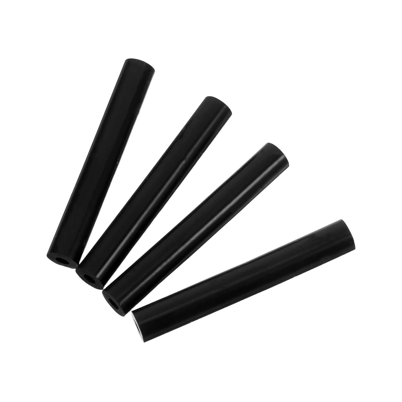 

4pcs Sun Repair Kit Black Rubber Tubes Driver Side Compatible With Jeep Durable No Tools Needed Car Front Visor