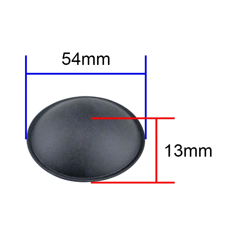 GHXAMP 54mm altoparlante tappo antipolvere in gomma morbida rimbalzo automatico per sostituzione corno Hivi basso protettivo antipolvere 2 pezzi