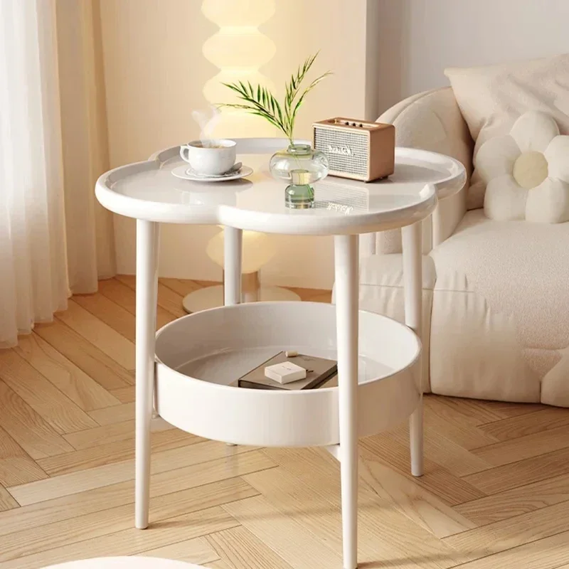 Minimalist Luxury Nightstand Nordic ห้องนอนพลาสติกประหยัดพื้นที่ข้างเตียงตารางเก็บง่าย Mesitas De Noche เฟอร์นิเจอร์