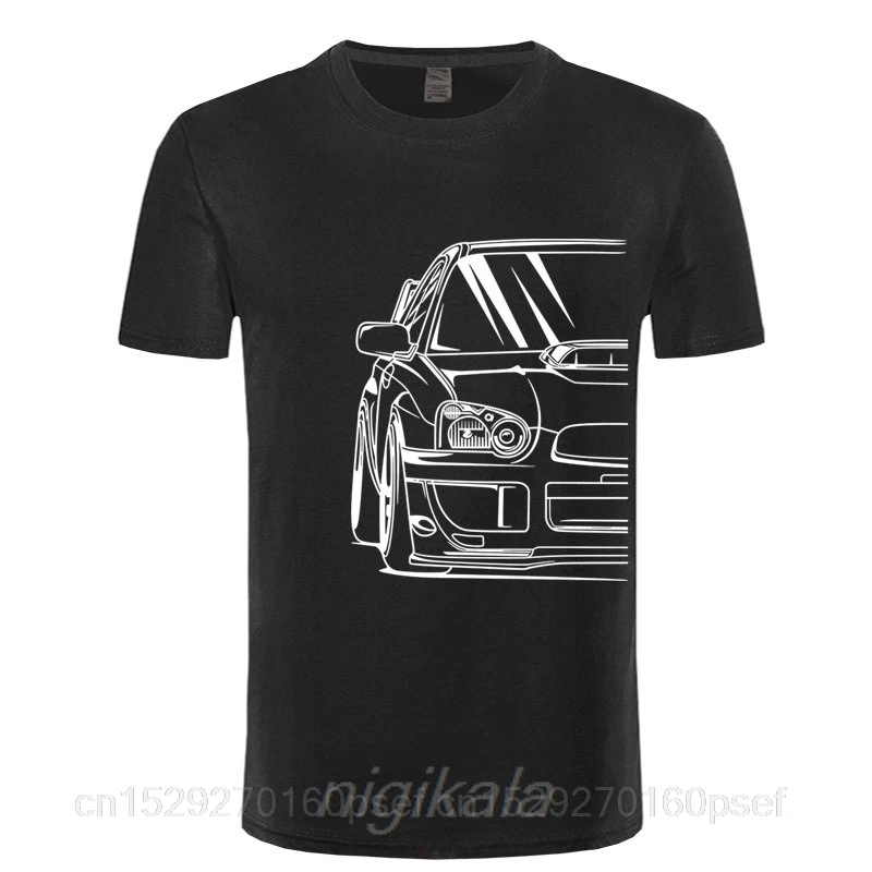 Fashion Hot Sale Japanese Classic Car TUNER CAR APPAREL TURBO SUBIE IMPREZZA AUTOMOTIVE T-SHIRT For Men 100% Cotton Tee Shirts