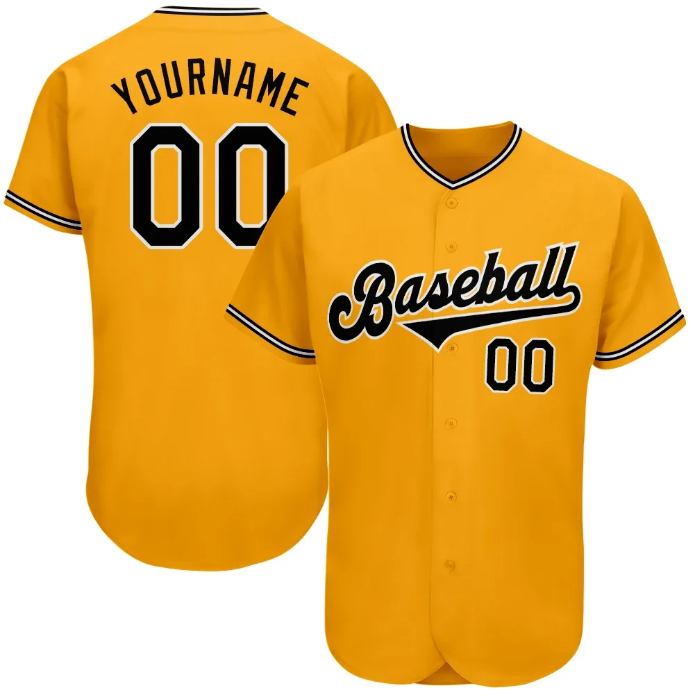 Maglia da Baseball personalizzata cucita nome/numeri della squadra crea le tue camicie morbide e traspiranti con scollo a v per uomini/bambini gioco