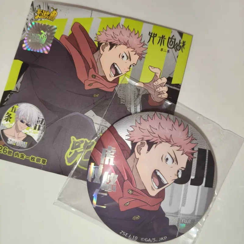 KAYOU Anime Jujutsu Lijn Kojo Yuji ka r en geluid B-rows Pins Satoru Wederzijdse hulp Fushiguro Megumi Badge voor Backpack Gift Accessoire en y