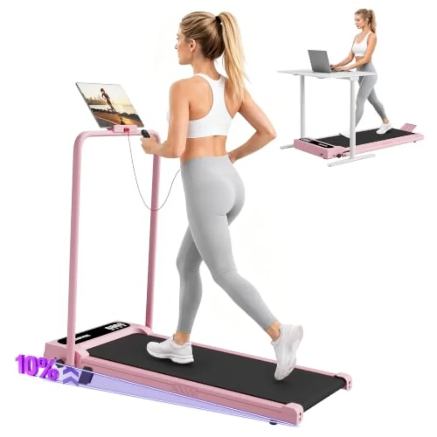 Walking Pad Treadmill for Home, 3.0HP Under Desk Treadmill with Smart APP