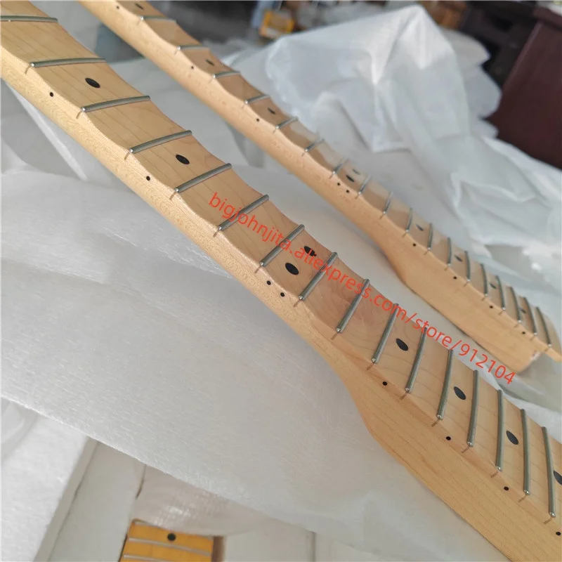 1PCS Maple Electric Guitar Neck,22 Frets Groove Maple Fretboard Diy Guitar Replacement  BJ866