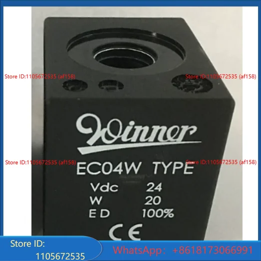 Taiwan WINNER solenoid valve coil EC-04W DC24V original goods   1PC