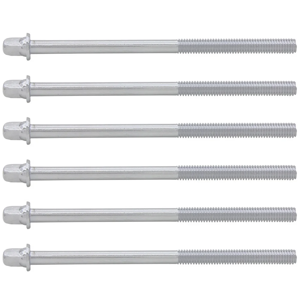 

6 Packs Lug Screws 11cm Percussion Instrument Hardware Snare Drum Tension Screws Drum Tension Rods Jazz Accessories