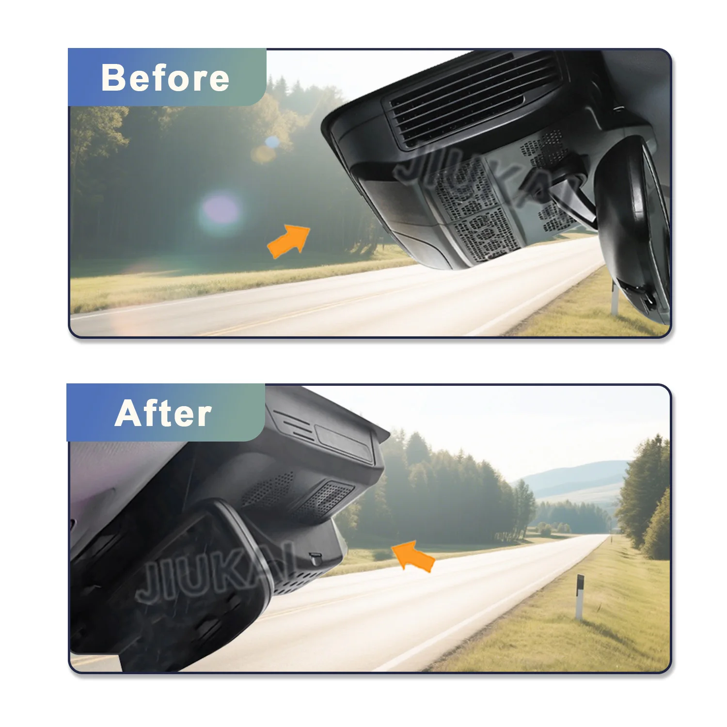 4K Customized Plug and play For Chery Tiggo 8 Pro / Tiggo 8 Plus / Tiggo 7 Max KXKJCAR Video Recorder Rain Sensor Cover