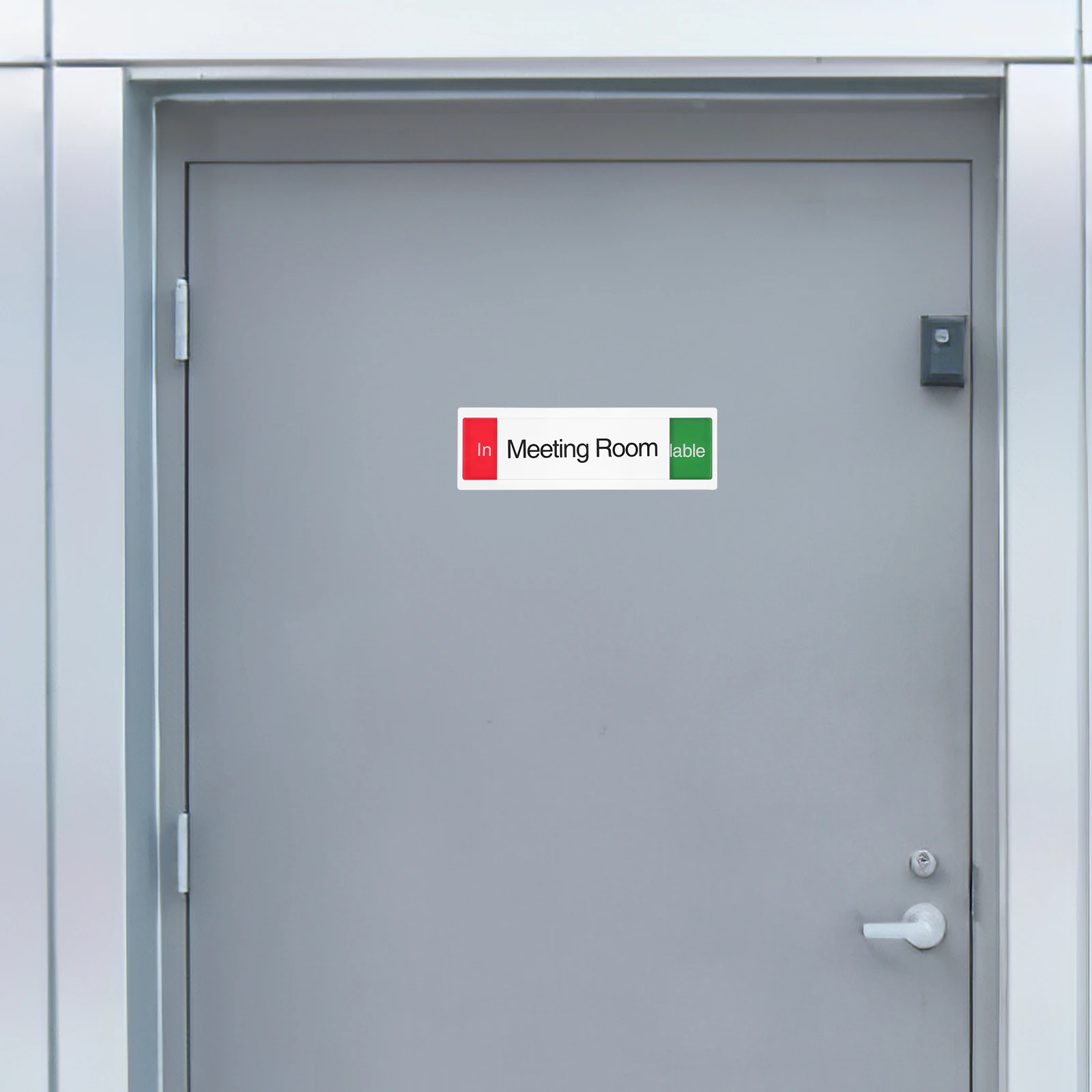 

Privacy Door Indicator Sign Acrylic Slide for Meeting Room Office Use Green Red Changeable Status Board for Conference Room Door