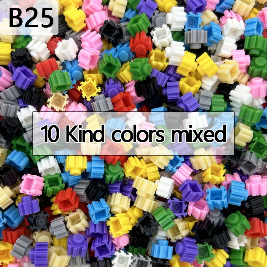 100pcs 8*8mm Pixel Art Puzzle Micro Diamond Building Blocks 40colors DIY 3D Small Brick For Children\'s Toy Educational Kids