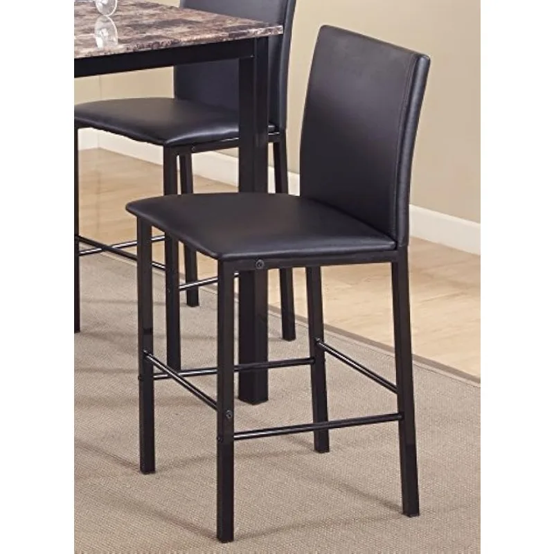 Roundhill Furniture Counter Height Dining Set with Laminated Faux Marble Top pace constraint dining/breakfast area