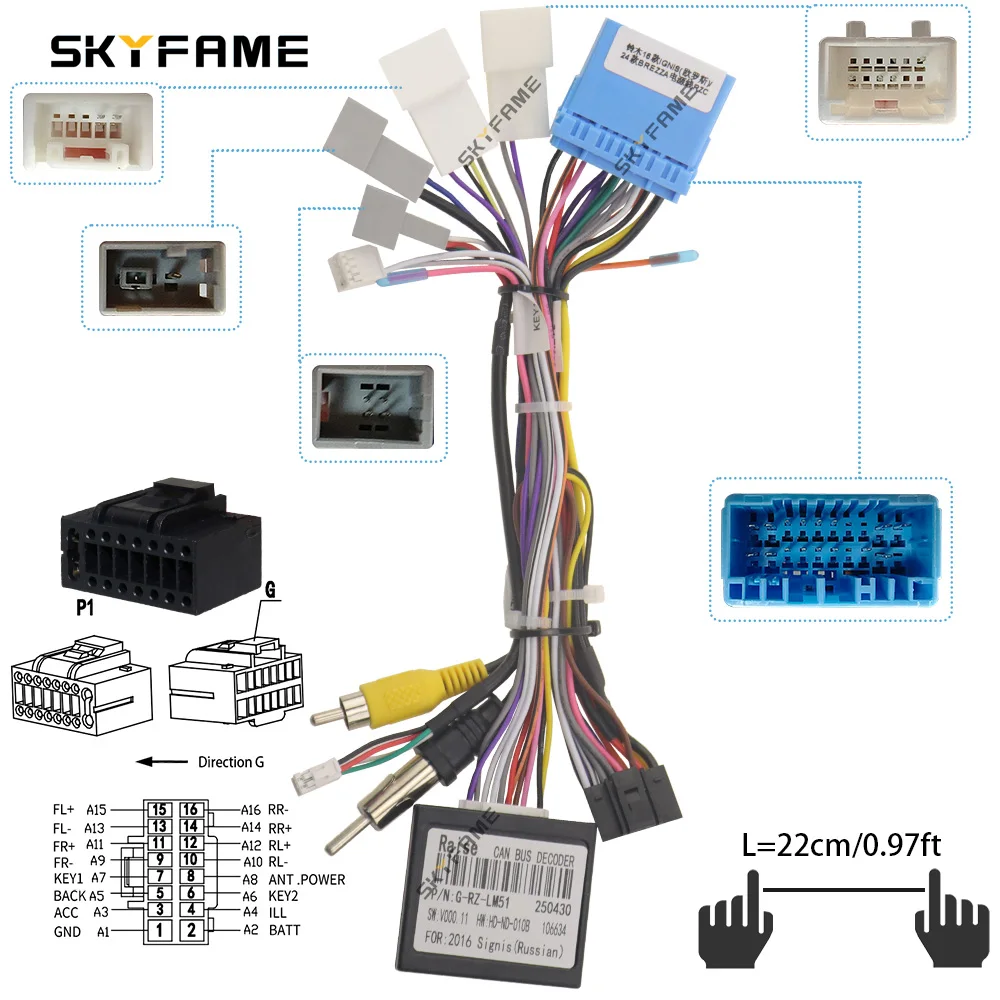 Skyfame Car 16Pin W…