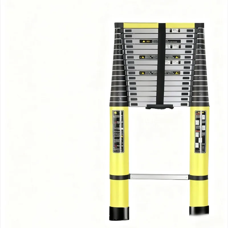 Aluminum Alloy Telescopic Ladder Electrician Grade Heavy Duty Design For Outdoor Engineering Applications
