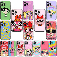 BK-41 Powerpuff Girls Silicone Case For VIVO Y35 Y36 Y15A Y81 Y81S Y81I Y21 Y21S Y33S Y15S Y93S Y16 V27 V27E V29 T1