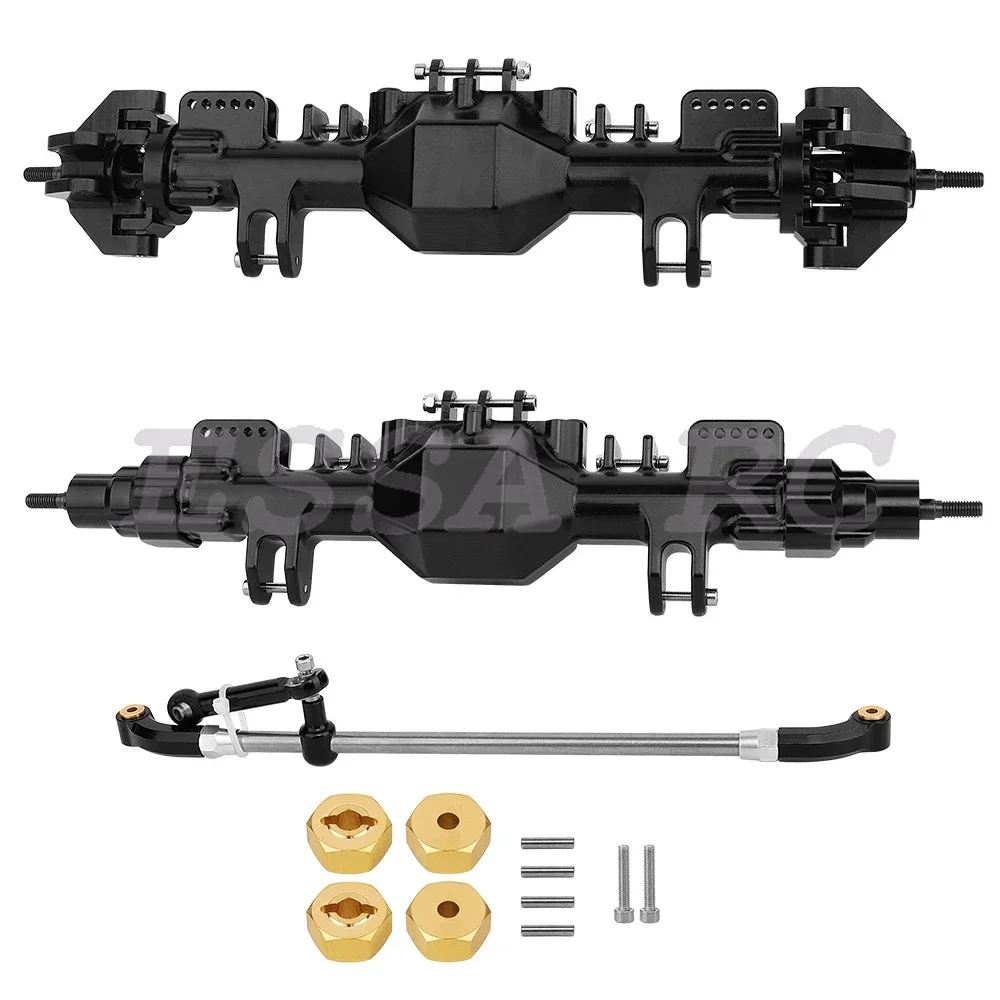 Aluminum Alloy Front Rear Axles with Steel Gears for RC 1/8 Losi LMT Monster Truck DIY Remote Control Toys Car 1:8 Upgrade Parts