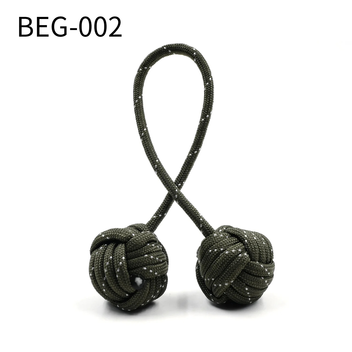 Aluminum Alloy Metal Begleri Fidget Toy Finger Sensory Toy Autism For Children Gift Worry Beads Finger Skill Paracord Stress Toy