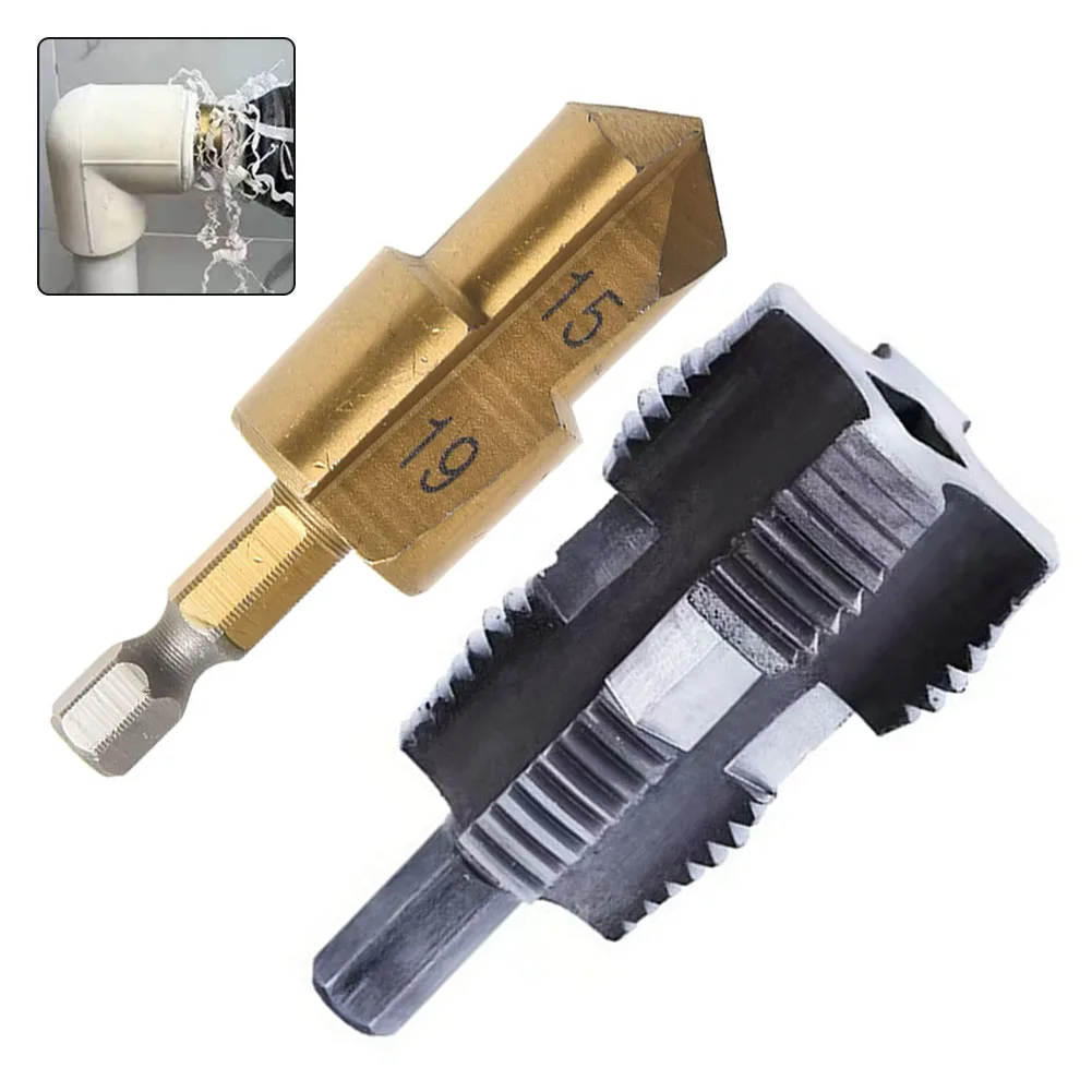 Hexagonal Shank Electric Drill Adapter For DIY Projects 1 2 Inch Water Pipe 20mm Drill Bit 3 4 Inch Water Pipe