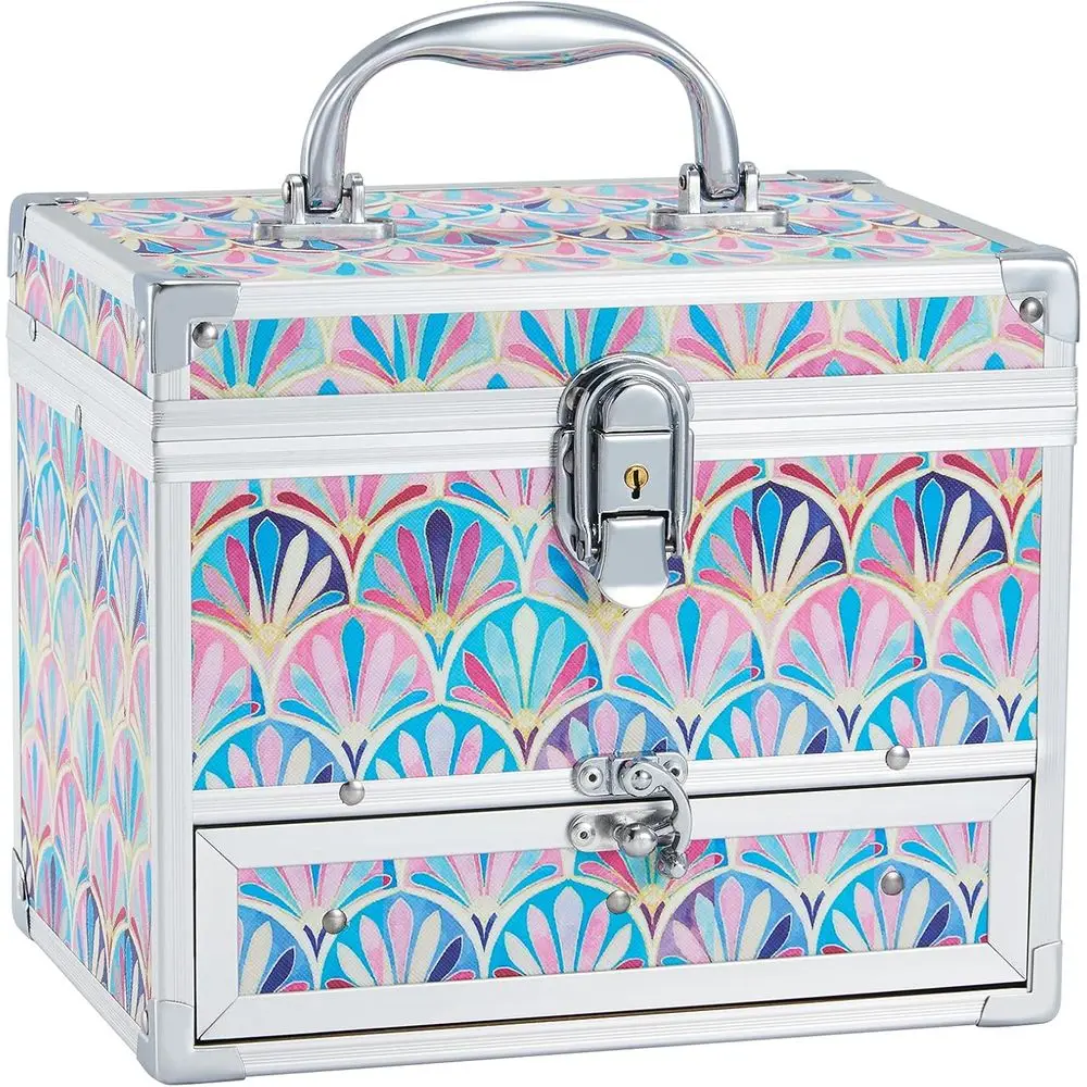 

Запираемая шкатулка для драгоценностей в форме русалки с ящиком и зеркалом для хранения аксессуаров для девочек