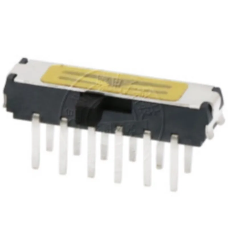 10PCS MSK-42D01 MINI slide switch 4P2T DIP side slide 12 pin 2 position mini toggle switches MSK-09