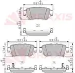 Store code: AA0670 for brake pad rear QASHQAI 13 KADJAR 15