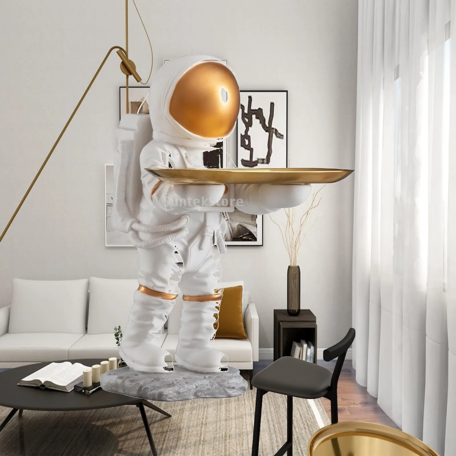 resin-astronaut-coin-bank-with-tray-for-keys-jewelry-storage-luxury-space-figure-decor-for-desk-shelf