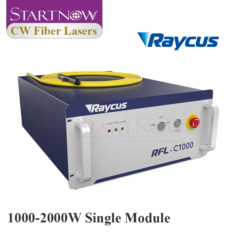 Startnow Raycus Single Module CE Fiber Laser Power RFL-C1000 C1500 RFL-C2000X Fiber Cutting Welding Machine Laser Source