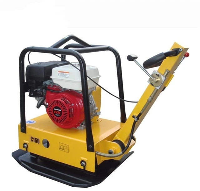 Construction Machinery Reversible Plate Compactor Gasoline Diesel Engine