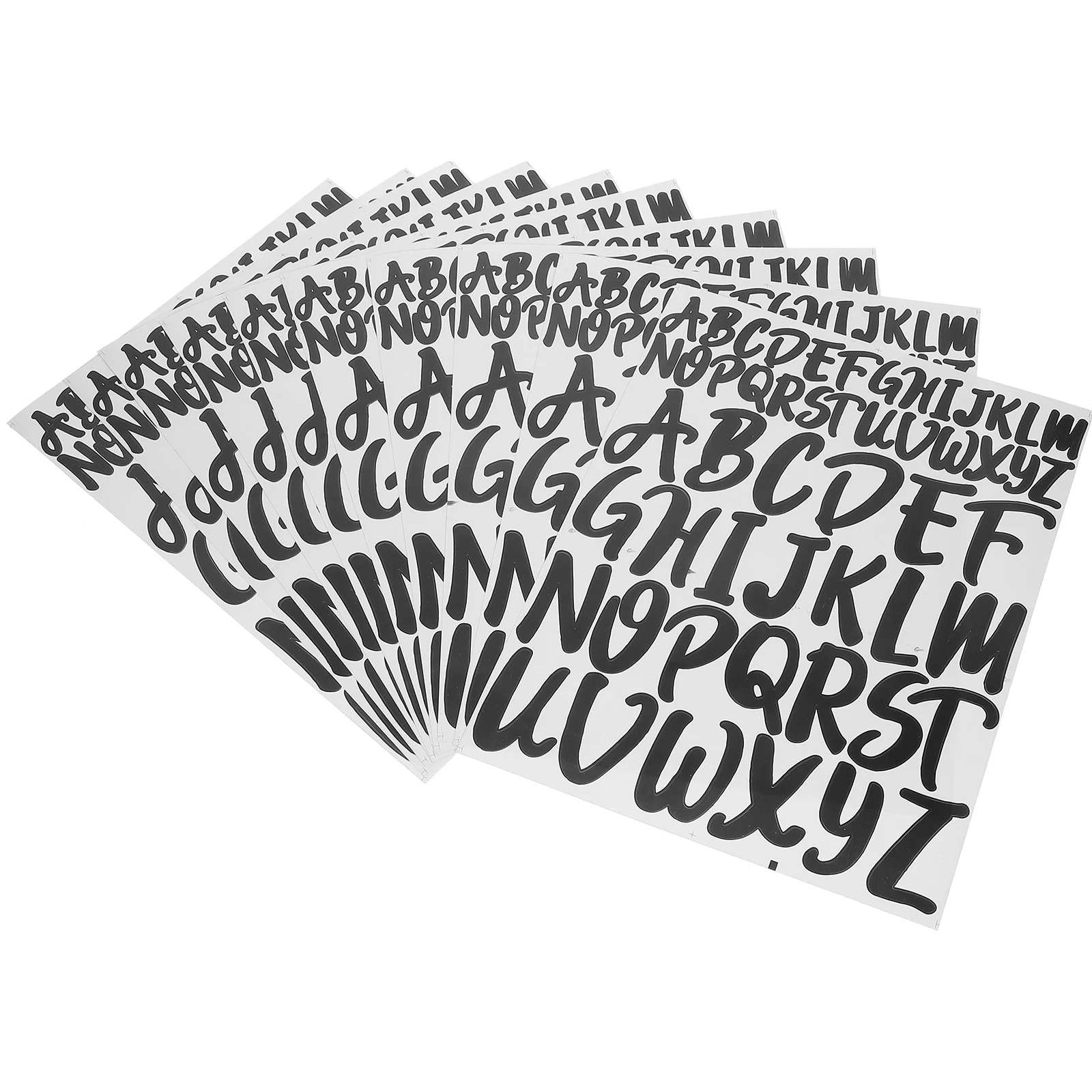 

Multi-Purpose Letter Alphabet Stickers 10 Sheets Bulletin Adhesive Decals Removable No Glue Marks DIY Crafts Bulletin Stickers