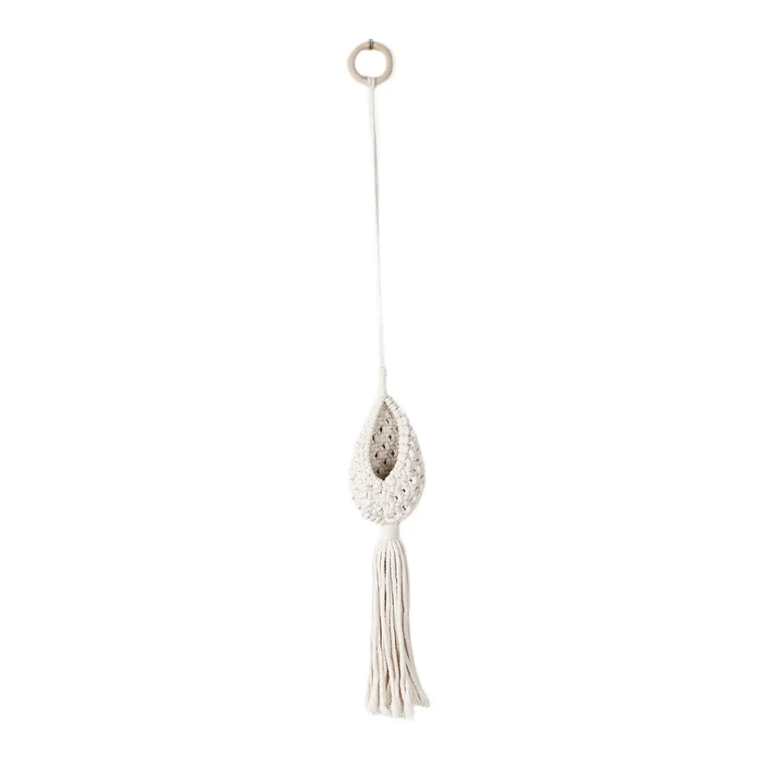 Handmade Macrame Plant Hanger Indoor Cotton Rope Planter Basket Holder for Balcony Living Room Decoration