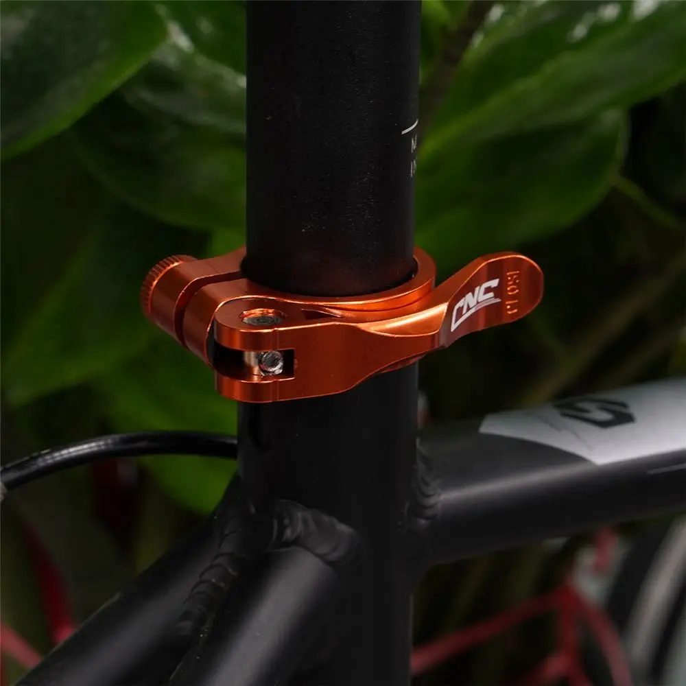 Fahrradteile 31,8mm/34,9mm Fixed-Gear Aluminium-Legierung Sattelstützenklemme Schnellspanner Aluminium-Sattelrohr Fahrrad-Sattelklemme – Detail 6