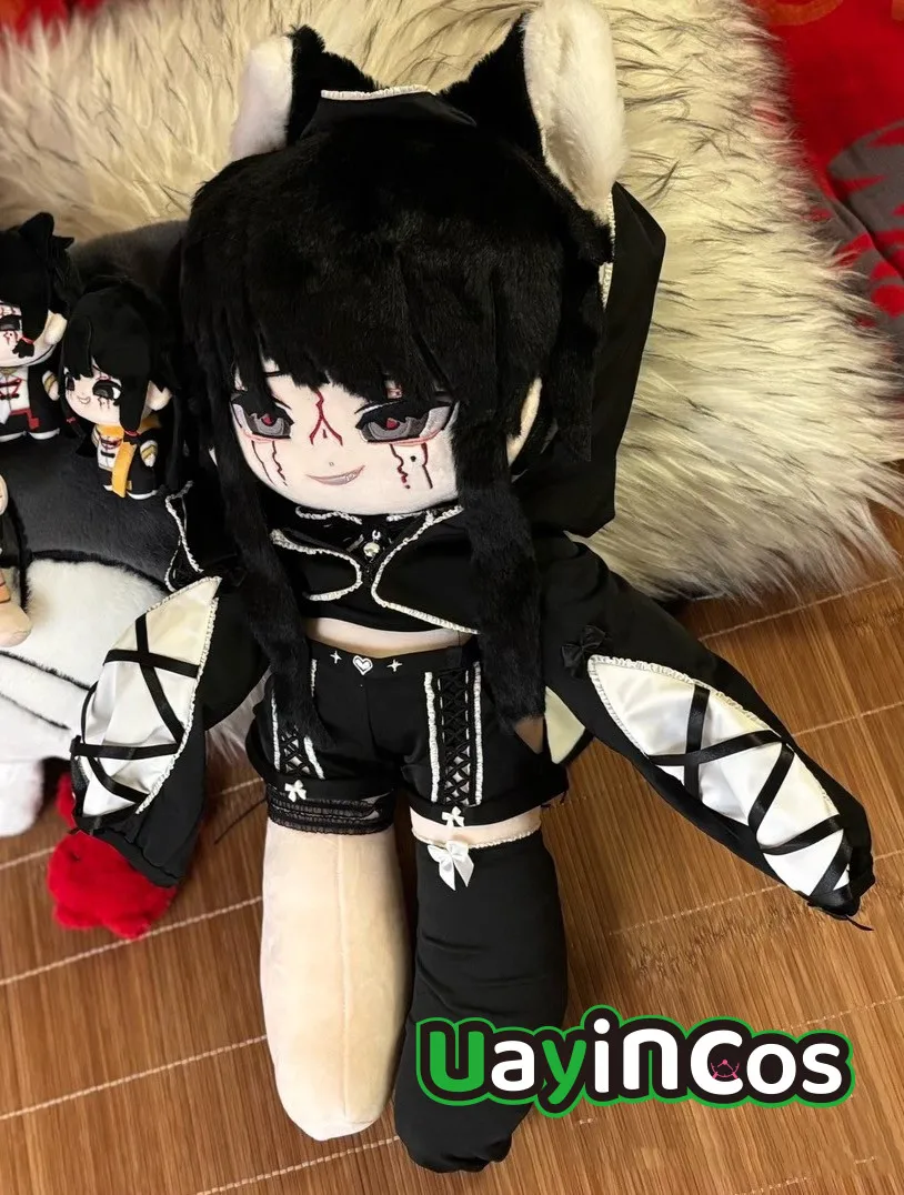 60cm In stock Zhaozhaomao Monster Stuffed Plushie Doll Clothes Anime Game Ornament Toy Cosplay Costume Halloween Gift