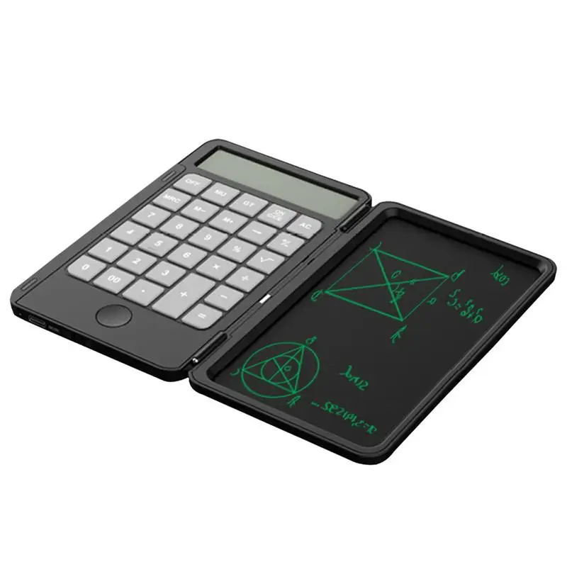 Placa De Escrita Portátil Com Mesa De Escrita, Calculadora De 12 Dígitos, Acessório Tablet Office, 6,5 Polegadas