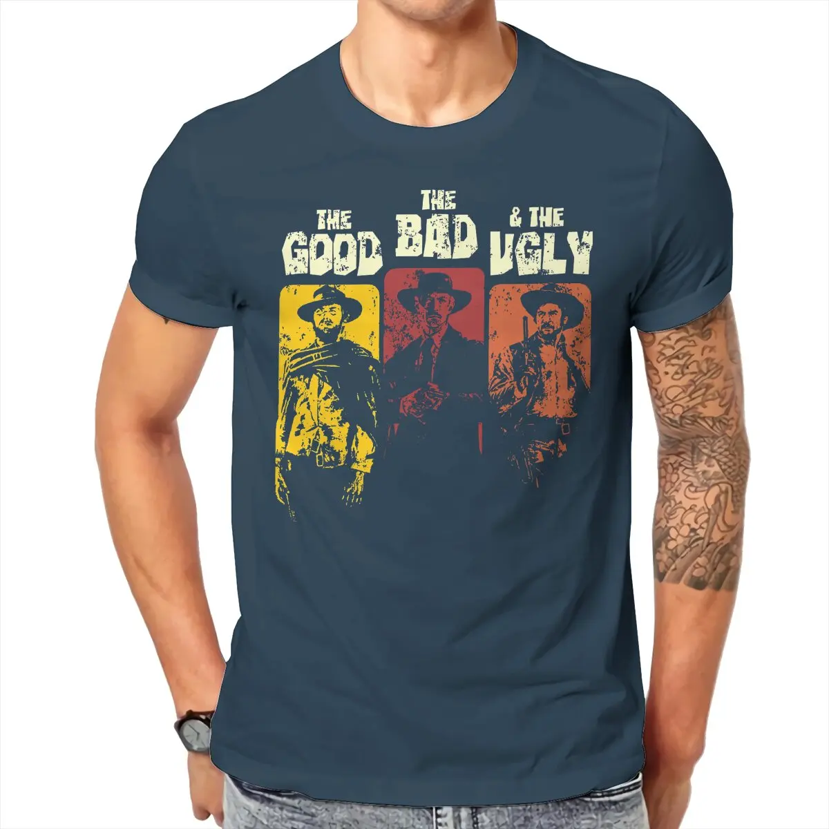 Hot selling in Summer Unisex T-shirts Tuco Cowboy The Good the Bad and Ugly Novelty Cool T-shirt Street Clothing S-6XL
