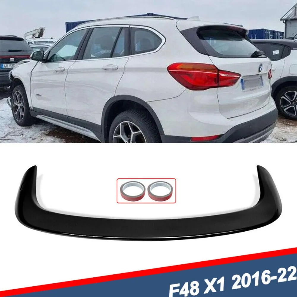 

Fit For 2016-2022 BMW F48 X1 Gloss Black Rear Roof Trunk Tail Spoiler Wing Lip United States