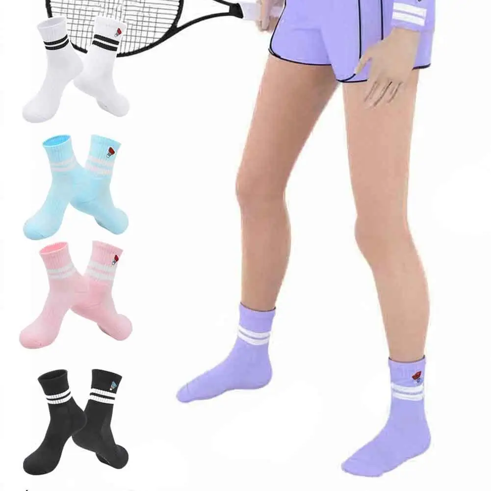 

Multicolor Badminton Sport Socks Cotton Breathable Odor Stockings Sports Thicken Socks Male Female Prevention Towel Bottom J6u9