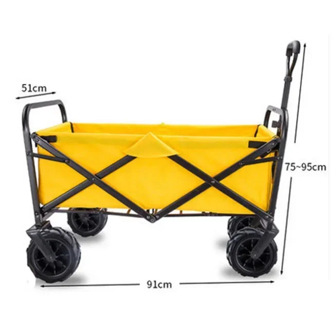 

Easy Camping Portable Wagon Heavy Duty Collapsible Outdoor Garden Cart