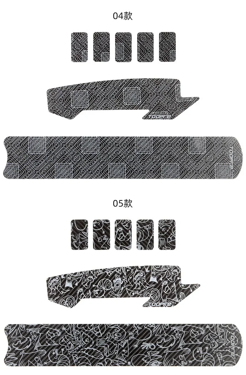 Fahrradketten-Schutzaufkleber, Schutzaufkleber für Mountainbike- und Rennradrahmen, Kettenaufkleber, Schutzaufkleber, für das Radfahren – Detail 10