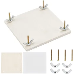 Wood Flower Press Kit 4x4 inch Plant & Leaf Preservation Set for Making Specimen Dry Fower Press Kit DIY Craft Educational